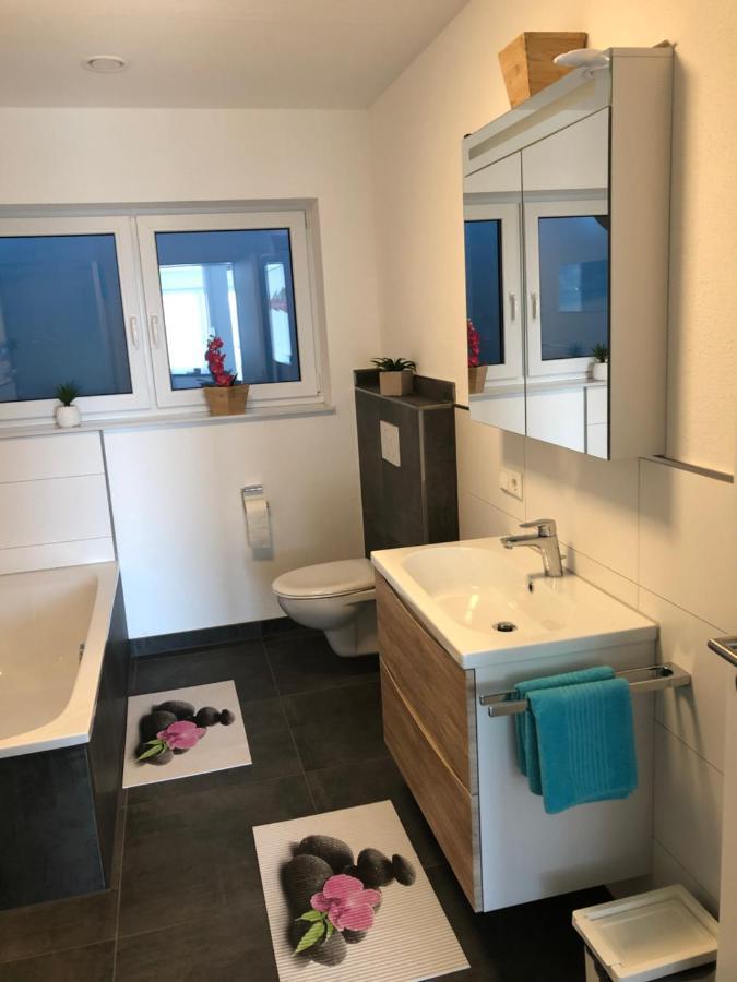 Moderne Ferienwohnung Mit Terrasse Und Garten Verwaltungsgemeinschaft Haldenwang 外观 照片