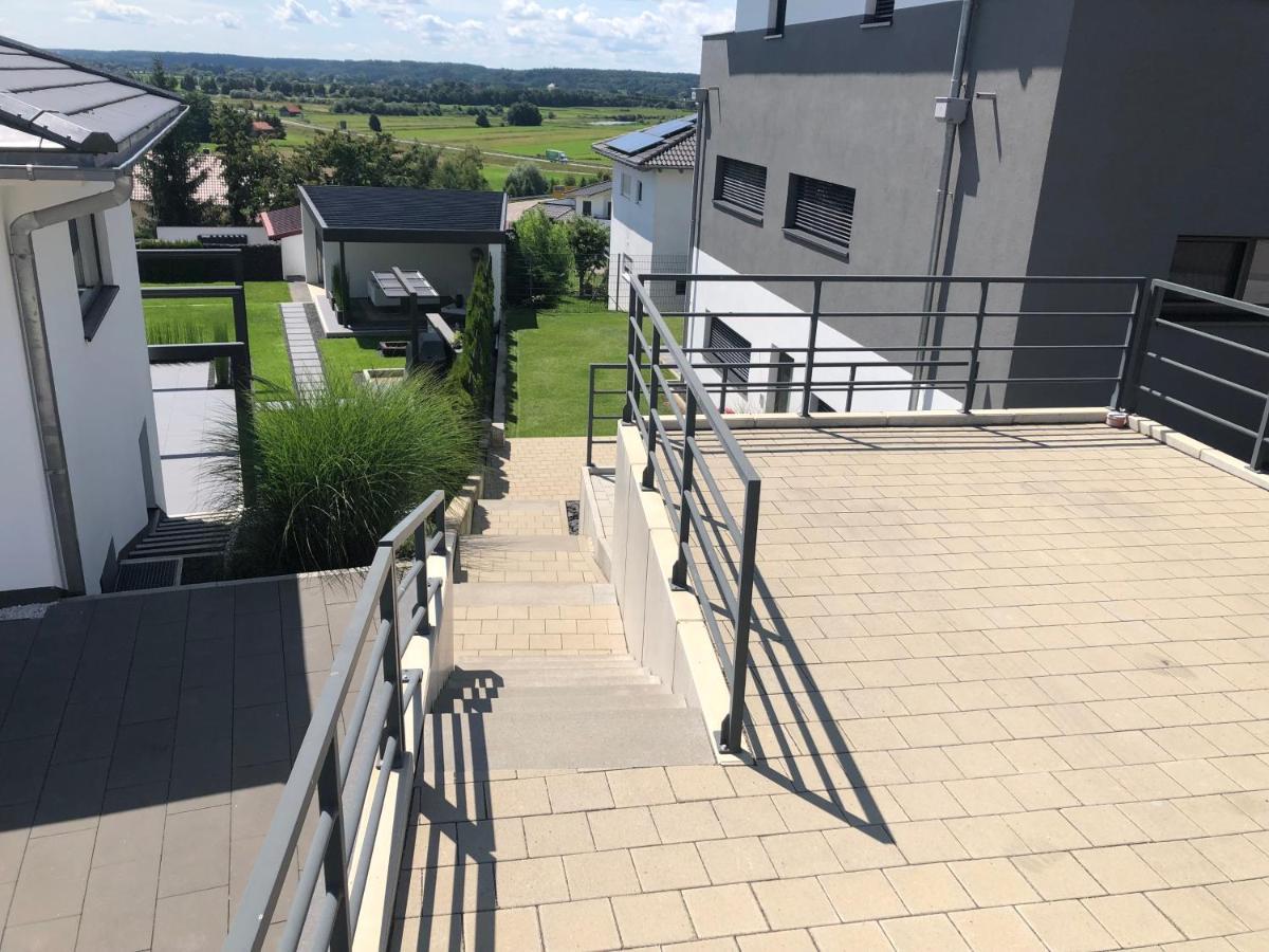 Moderne Ferienwohnung Mit Terrasse Und Garten Verwaltungsgemeinschaft Haldenwang 外观 照片